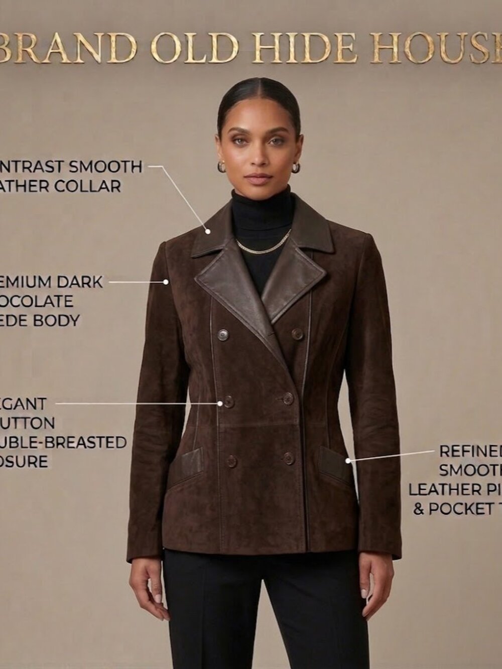 Old Hide House Suede Leather Jacket